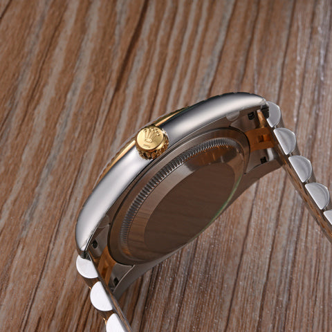 Luxury Automatic Watch for Men Datejust 41MM Gold White Dial
