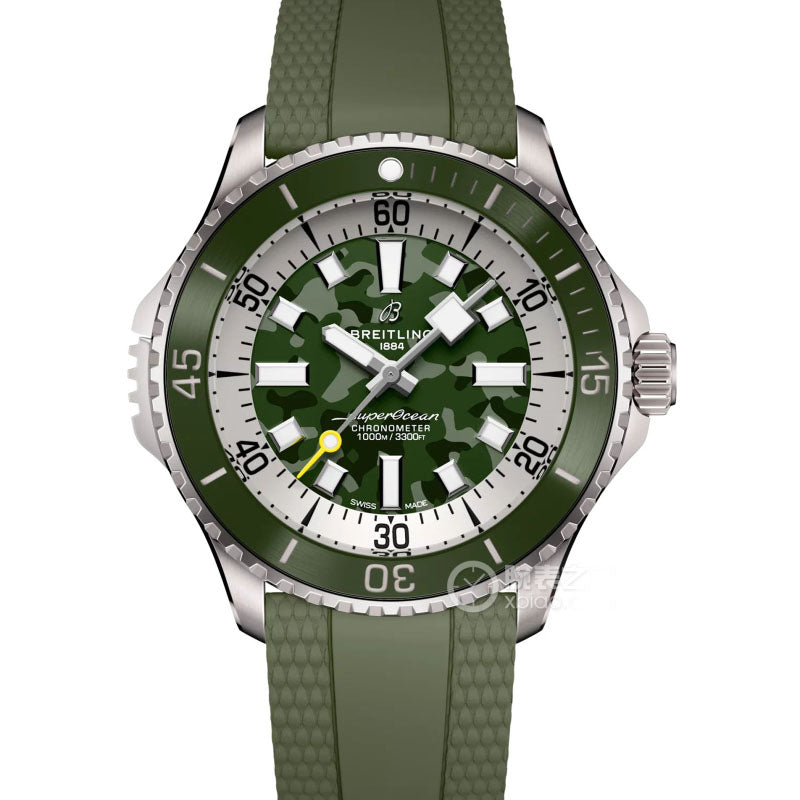 Automatic Watch for SUPEROCEAN E10379D31L1S1 Rubber Strap 46MM