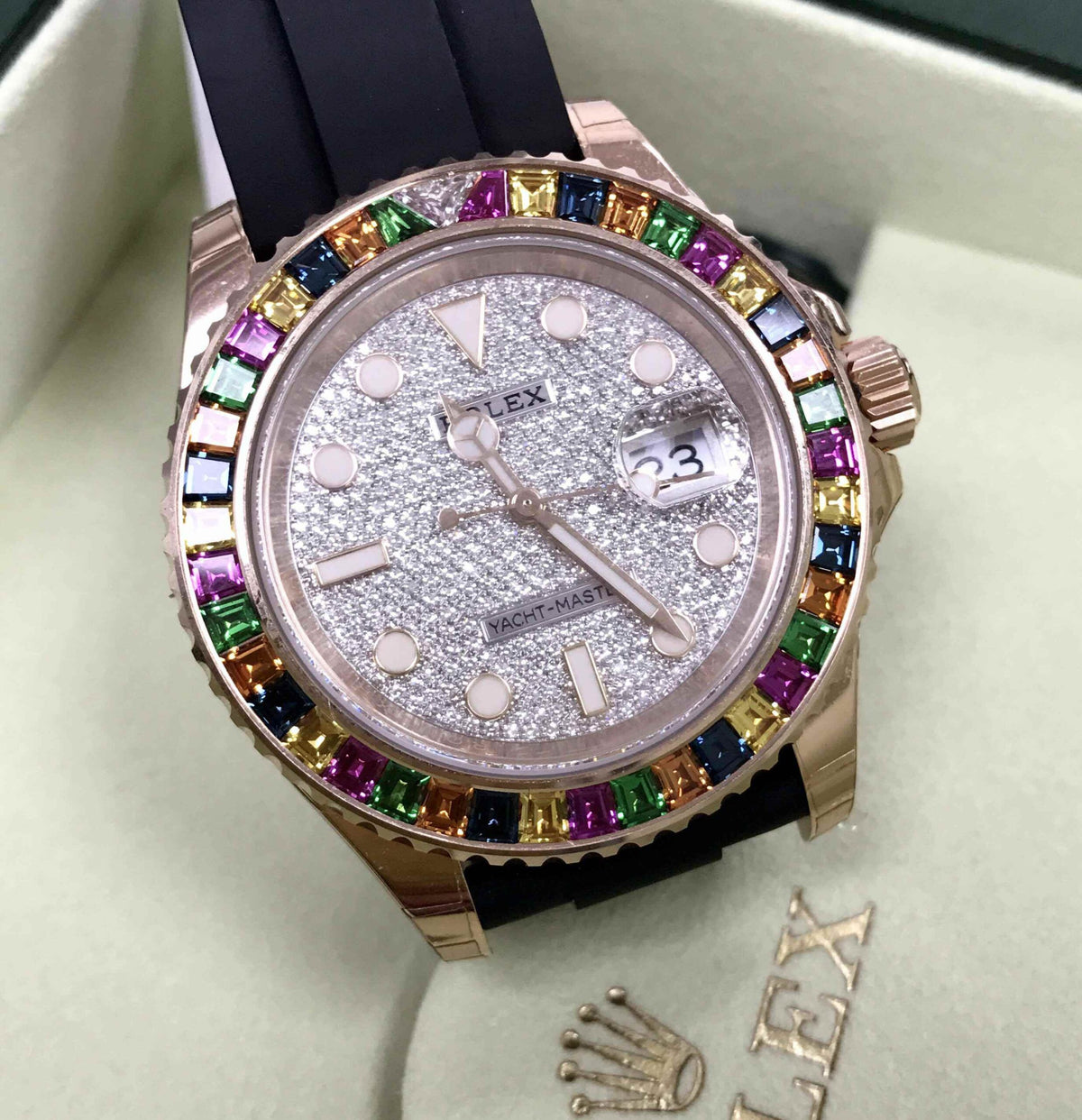 Automatic Mechanical Watch for YACHT MASTER 116695SATS-0001 40MM Dial
