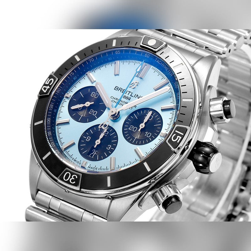 Automatic Watch for CHRONOMAT PB0158101C1A1 Steel Strap 42MM