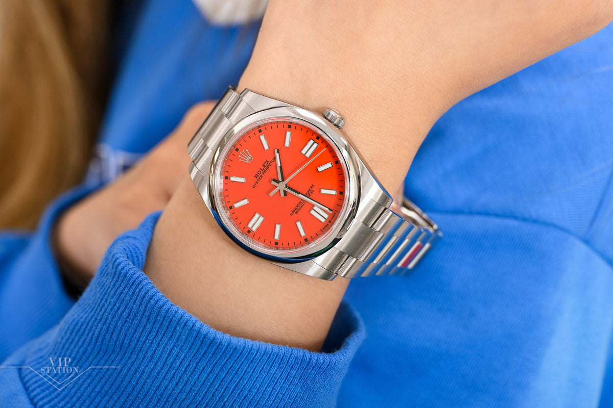 Automatic Mechanical Watch for OYSTER PERPETUAL 124300-0007 41MM Dial
