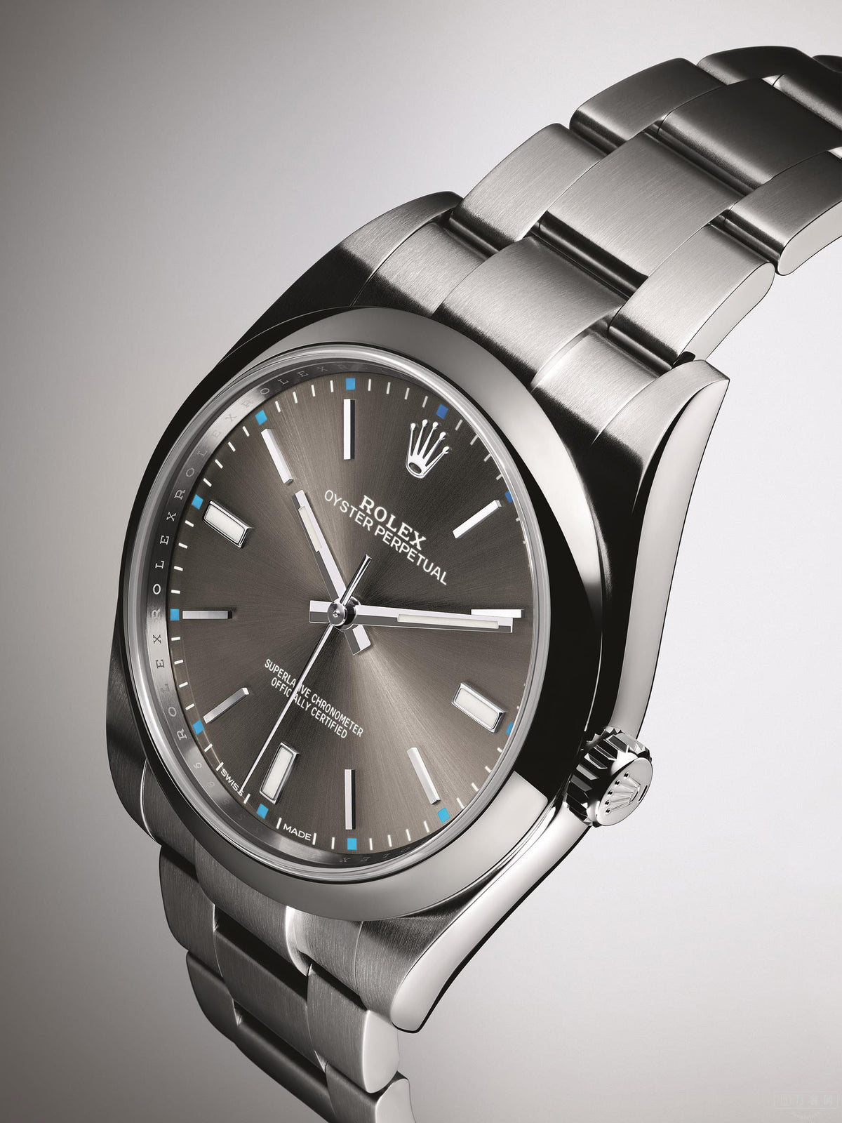 Luxury Automatic Watch for Men Oyster Perpetual 41MM Grey Dial