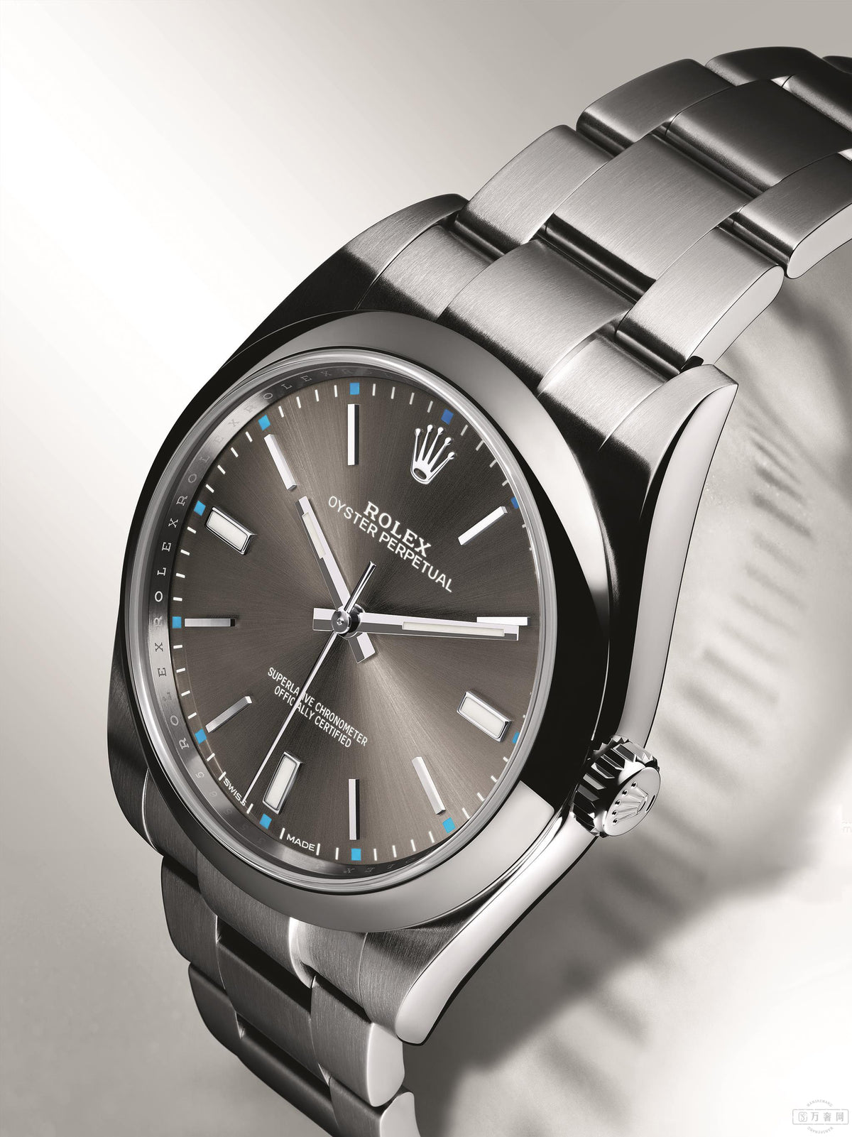 Luxury Automatic Watch for Men Oyster Perpetual 41MM Grey Dial