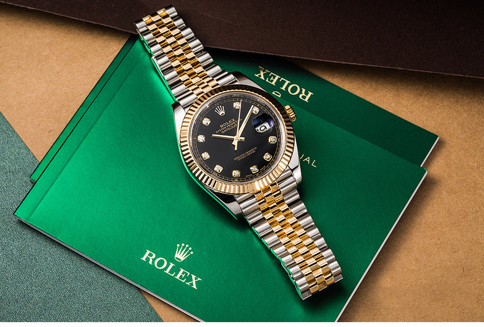 Luxury Automatic Watch for Men Datejust 41MM Gold Black Dial