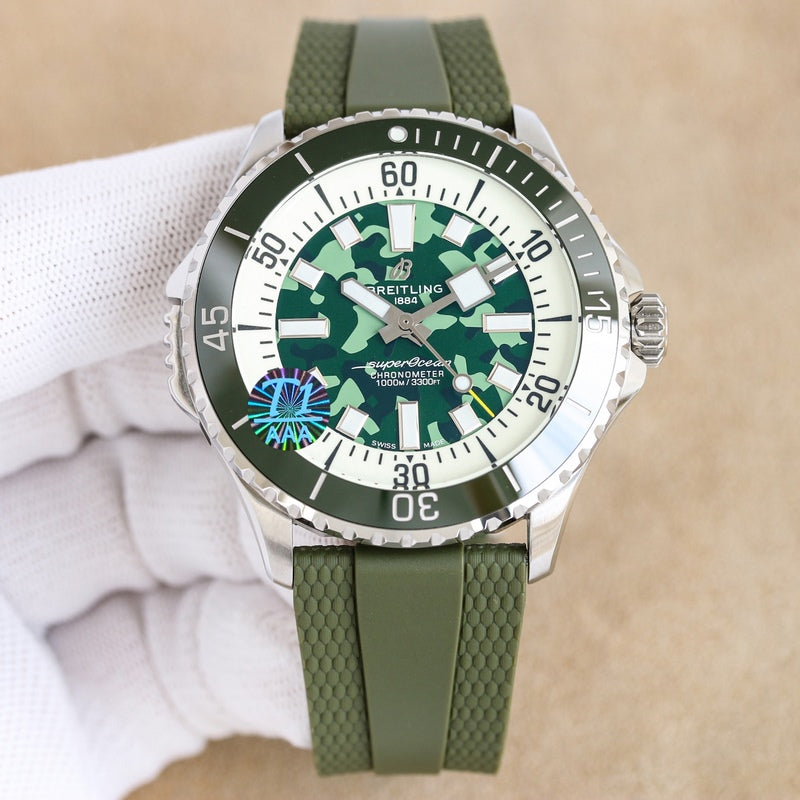 Automatic Watch for SUPEROCEAN E10379D31L1S1 Rubber Strap 46MM