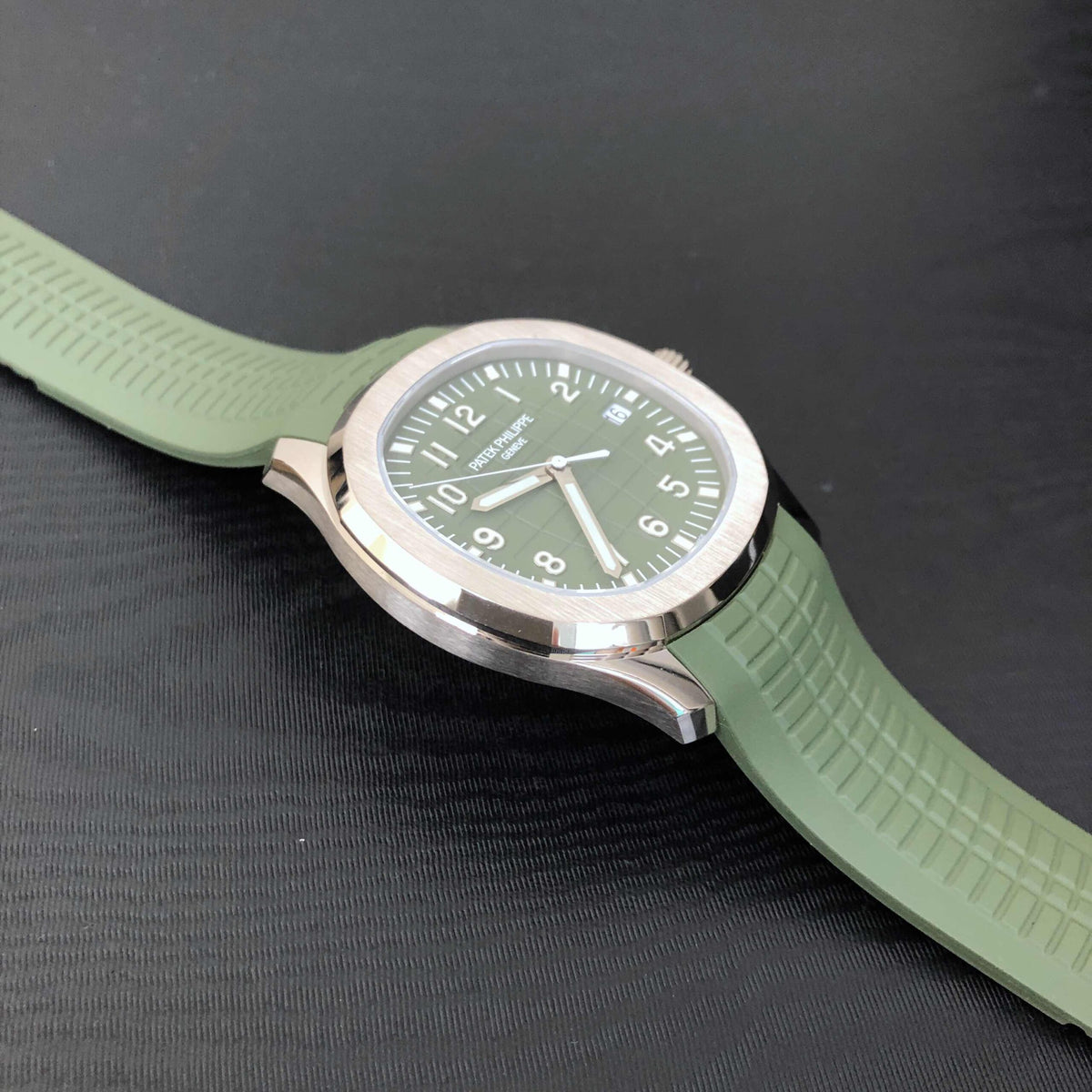 Luxury Automatic Watch for AQUANAUT Green 40mm Dial