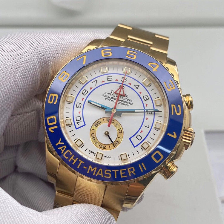 Luxury Automatic Watch for Men Yacht Master m116688-0002 44mm All Gold Dial