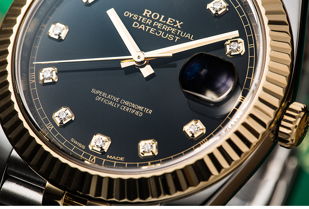 Luxury Automatic Watch for Men Datejust 41MM Gold Black Dial