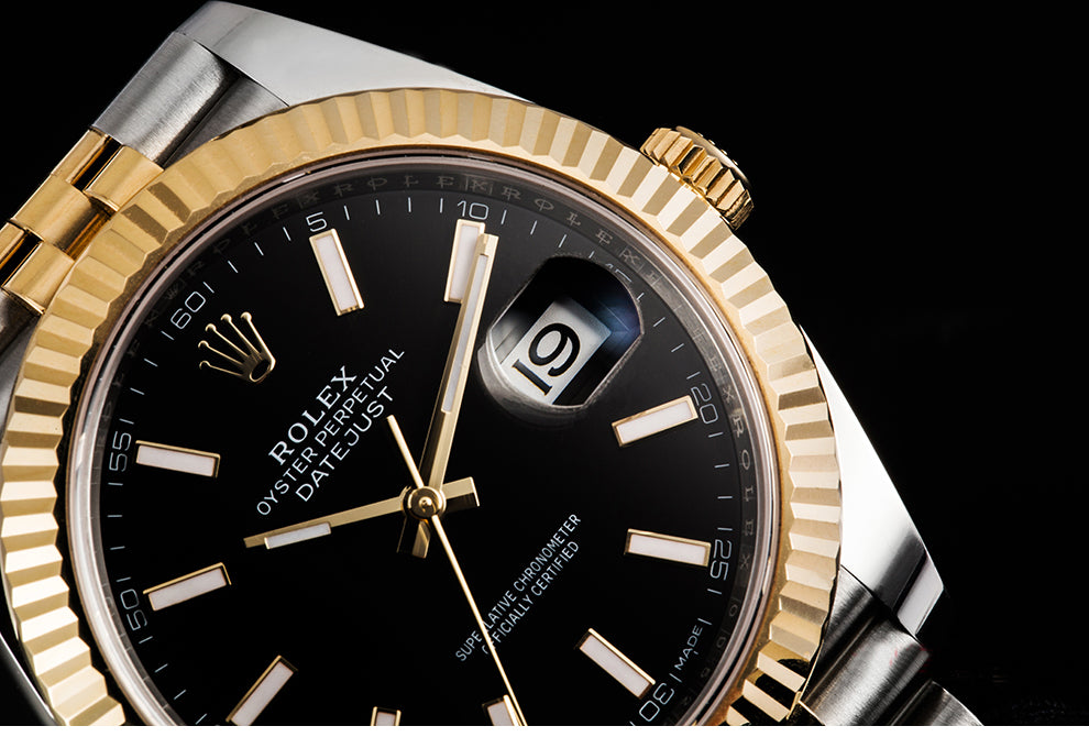 Luxury Automatic Watch for Men Datejust 41MM Gold Black Dial