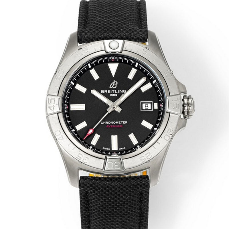 Automatic Watch for AVENGER A17328101 Black Strap Black 42MM Dial