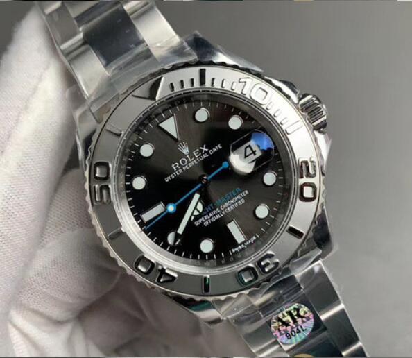 Replica Automatic Watch for Men Yacht Master 116622-0002 Grey Plate 40mm Dial