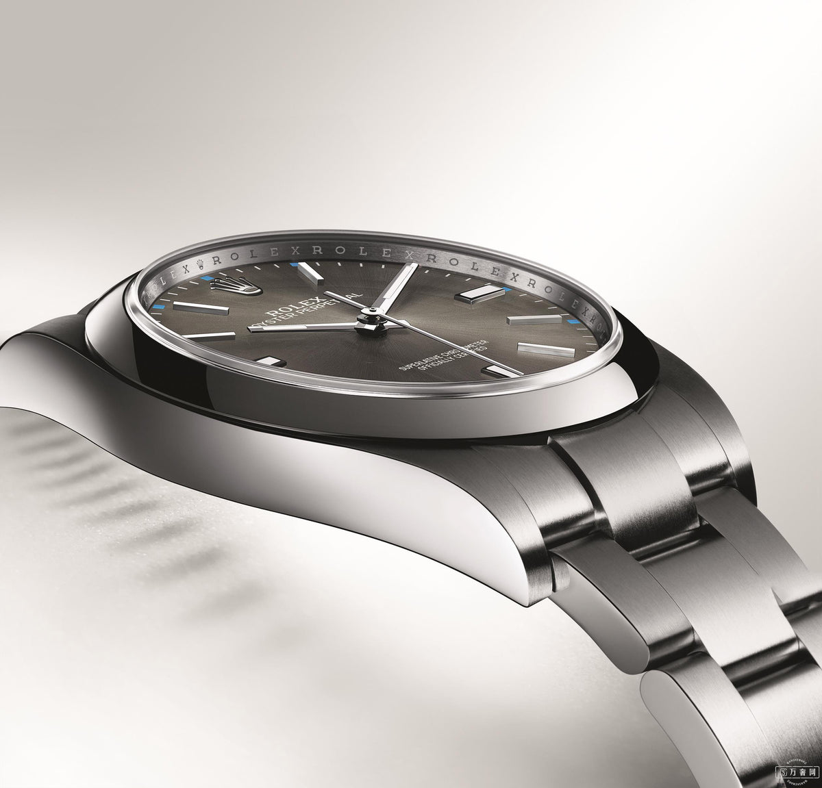 Luxury Automatic Watch for Men Oyster Perpetual 41MM Grey Dial