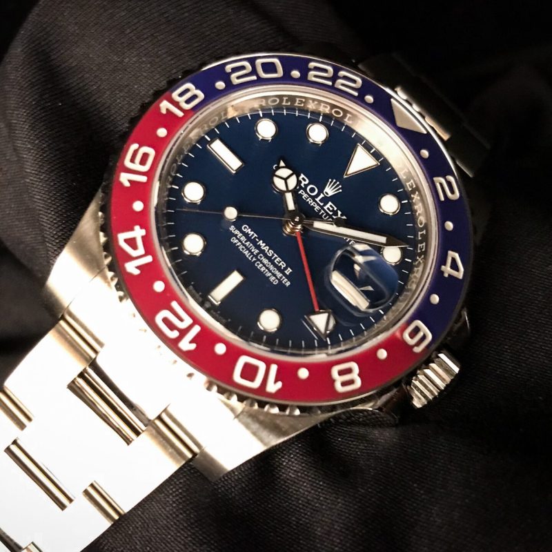 Automatic Mechanical Watch For GMT-MASTER II 126719BLRO-0003 40MM Dial