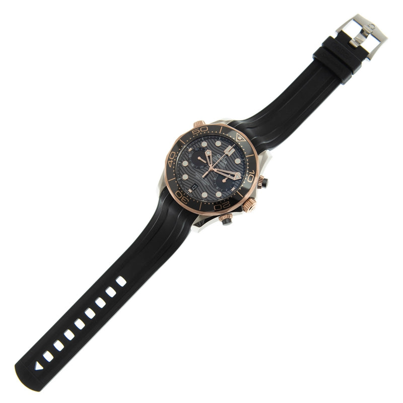 Automatic Watch for SEAMASTER 210.22.44.51.01.001 Rose Black 44MM