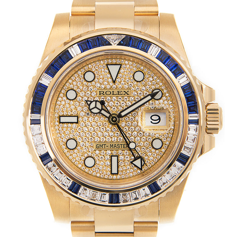 Automatic Mechanical Watch For GMT-MASTER II 116748SA 40MM Dial