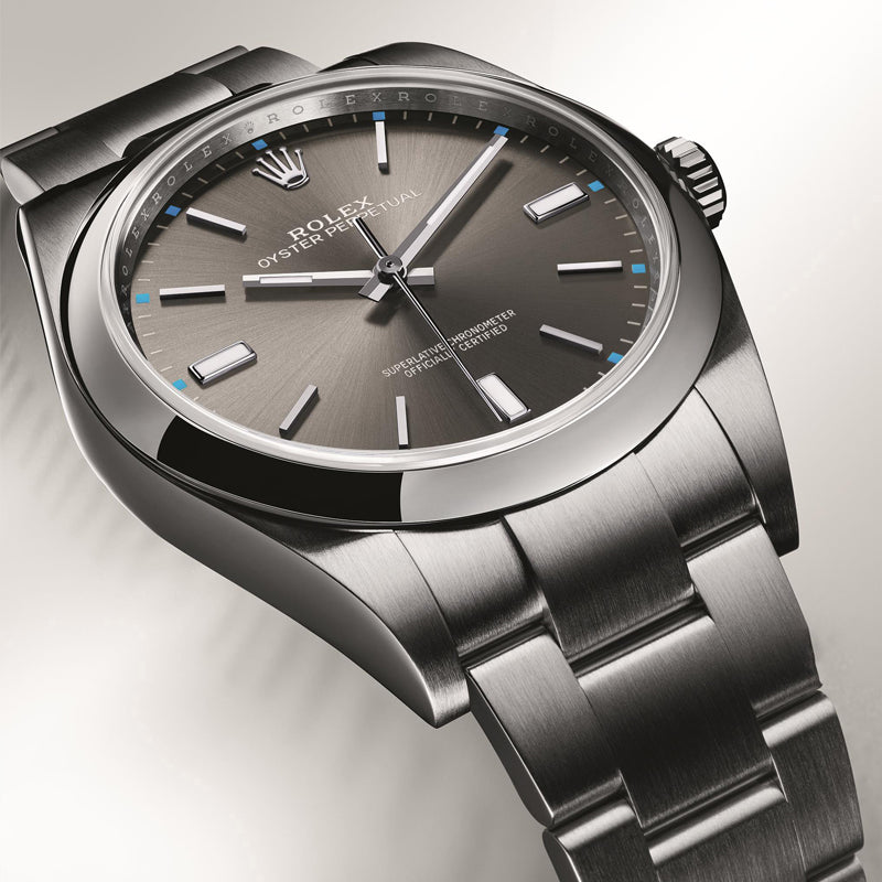 Luxury Automatic Watch for Men Oyster Perpetual 41MM Grey Dial