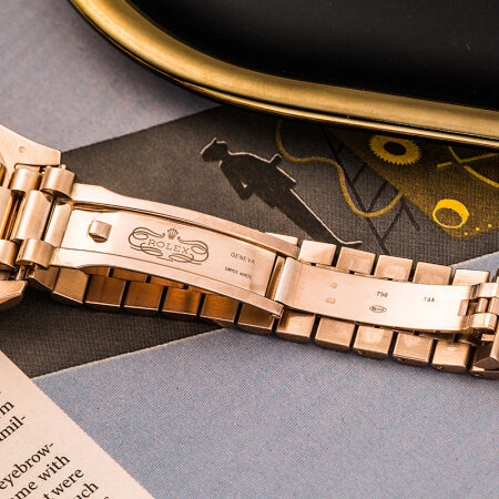 Luxury Automatic Watch for Men Daydate Rose Gold 40MM Dial