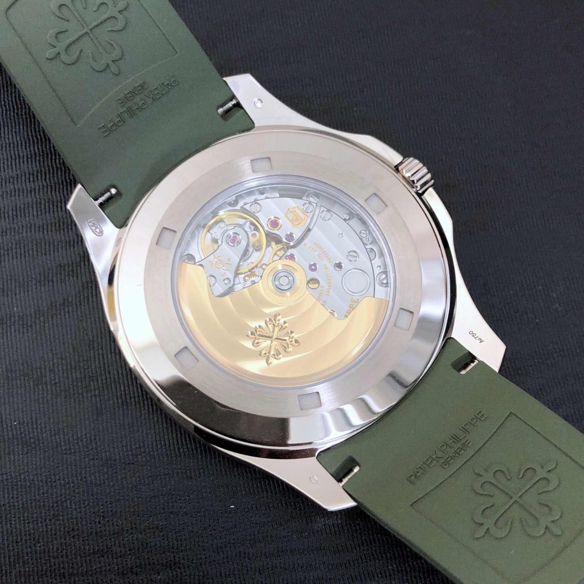 Luxury Automatic Watch for AQUANAUT Green 40mm Dial