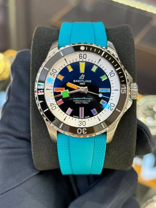 Automatic Watch for SUPEROCEAN A17375211B2S1 Rubber Strap 42MM