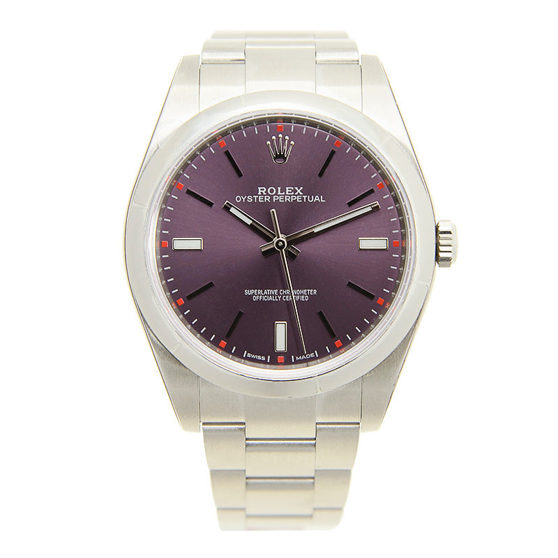 Automatic Mechanical Watch for OYSTER PERPETUAL 114300PUR_O 39MM Dial