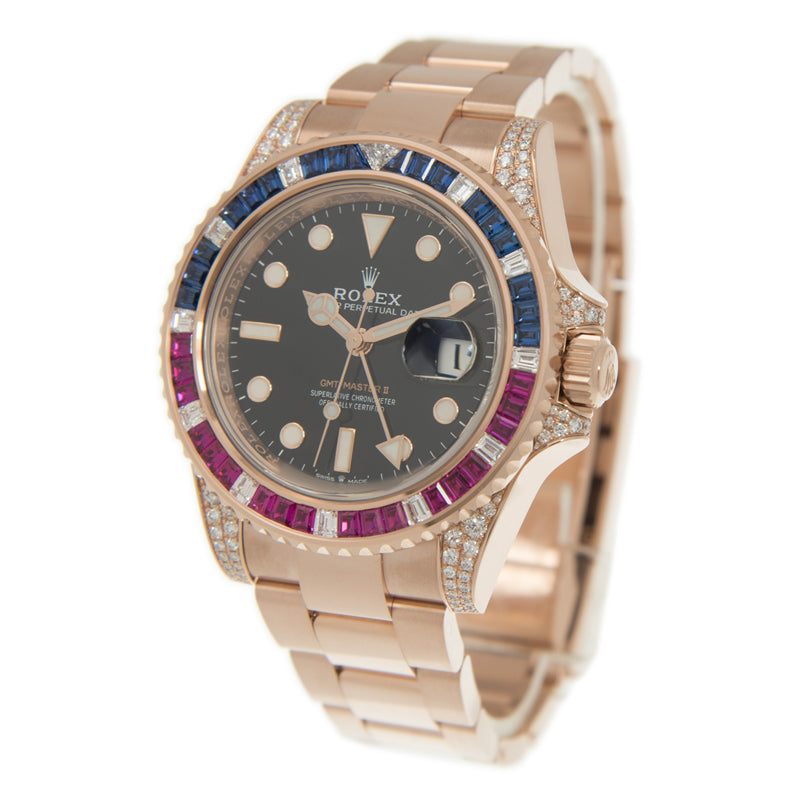 Automatic Mechanical Watch for GMT-MASTER II 126755SARU-0003 40MM Dial