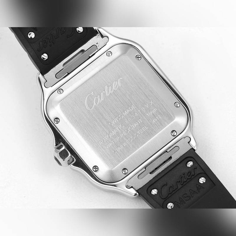 Replica Automatic Mechanical Watch for SANTOS 47.5*39.8mm Black Dial