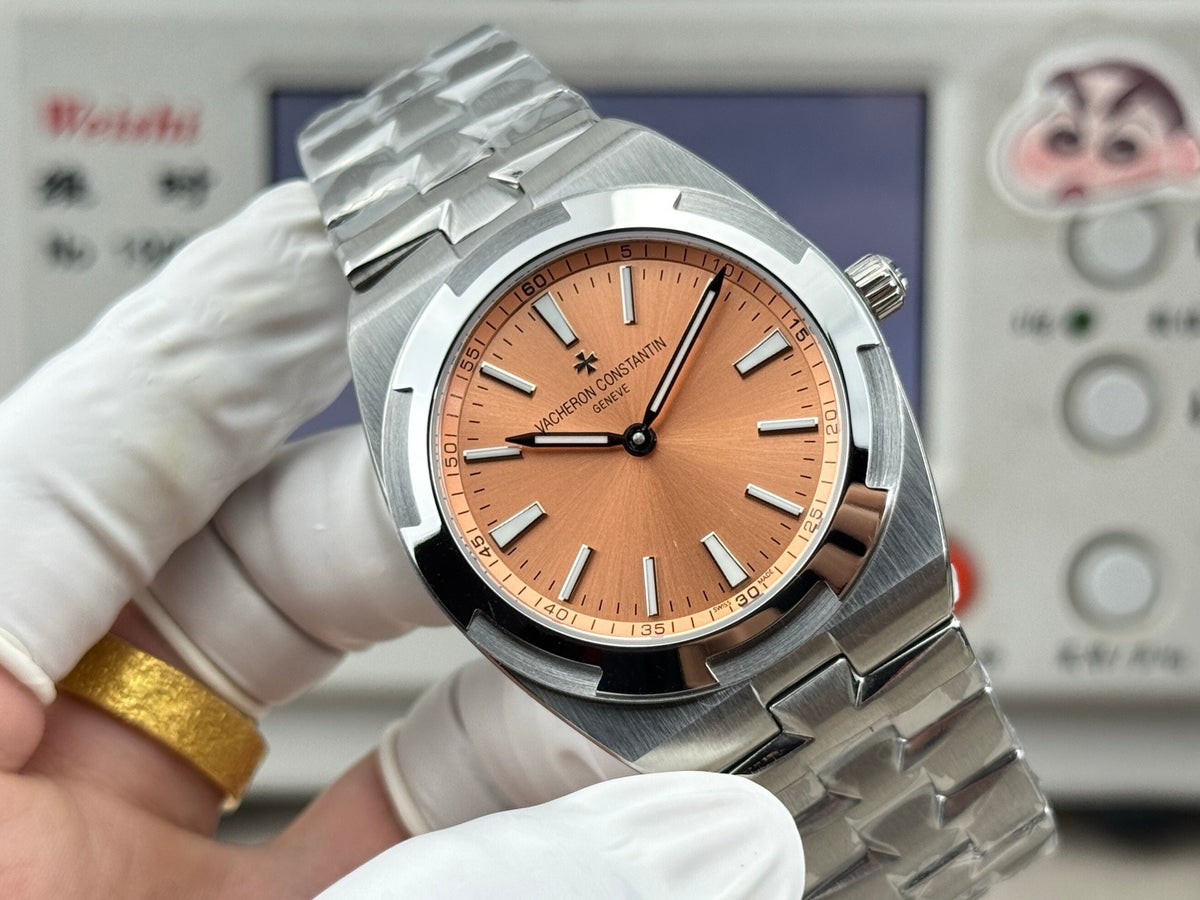 Automatic Watch for OVERSEAS 41MM Silver Black