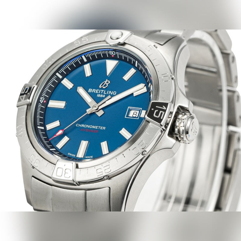 Automatic Watch for AVENGER A17328101 Steel Strap Blue 42MM Dial