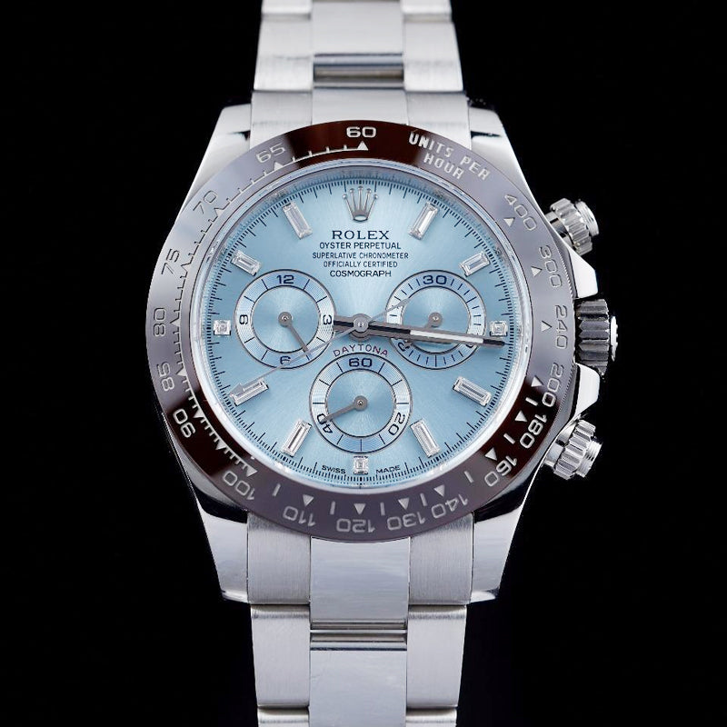 Luxury Automatic Watch for Men Cosmograph Daytona Steel Band 40MM Dial