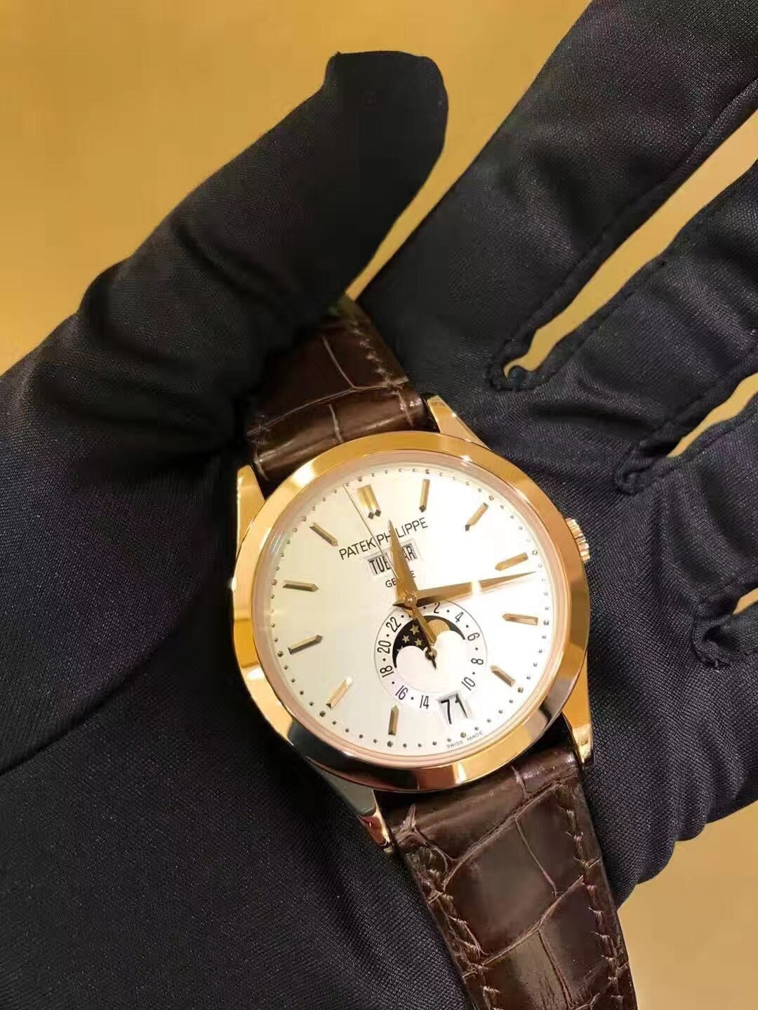 Luxury Automatic Watch for COMPLICATIONS 39mm White Dial