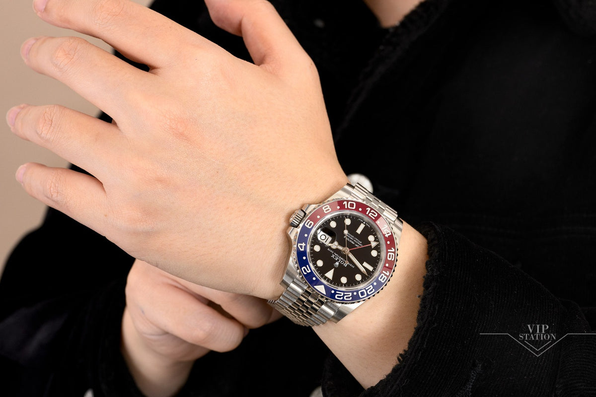 Automatic Mechanical Watch For GMT-MASTER II 126710BLRO-0001 40MM Dial