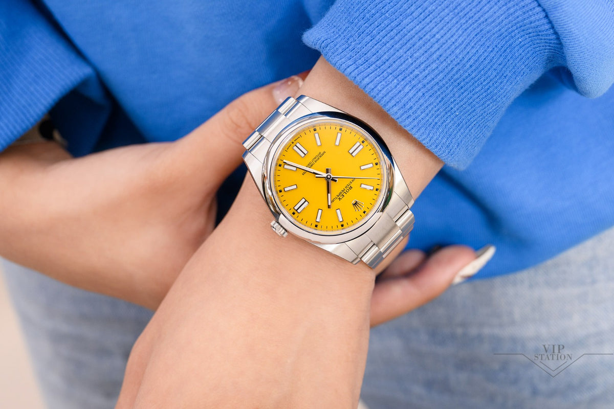 Automatic Mechanical Watch for OYSTER PERPETUAL 124300-0004 41MM Dial