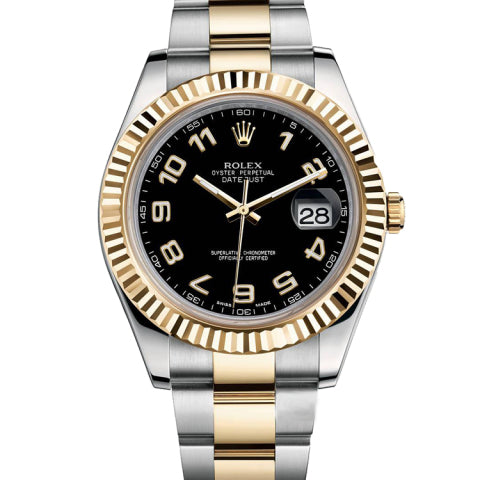 Luxury Automatic Watch for Men Datejust 41MM Gold Black Dial