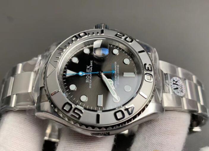 Replica Automatic Watch for Men Yacht Master 116622-0002 Grey Plate 40mm Dial