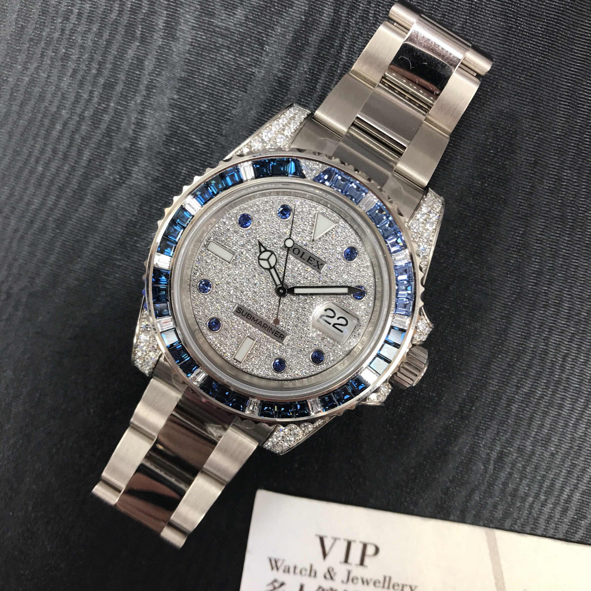 Automatic Mechanical Watch for SUBMARINER 116659SABR-PAVED8DI_O 40MM Dial