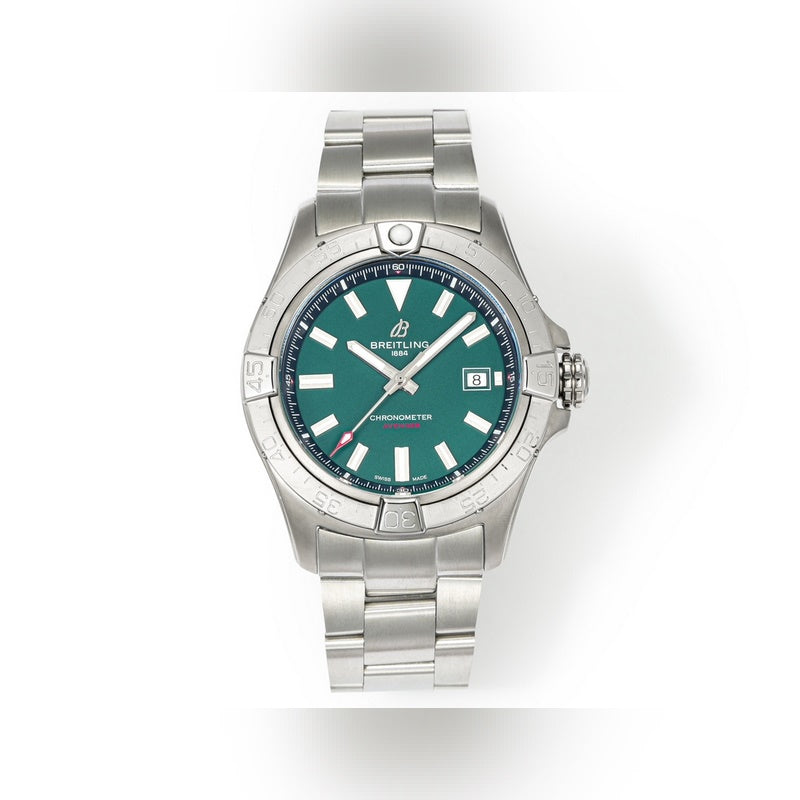 Automatic Watch for AVENGER A17328101 Stainless Strap Green 42MM Dial