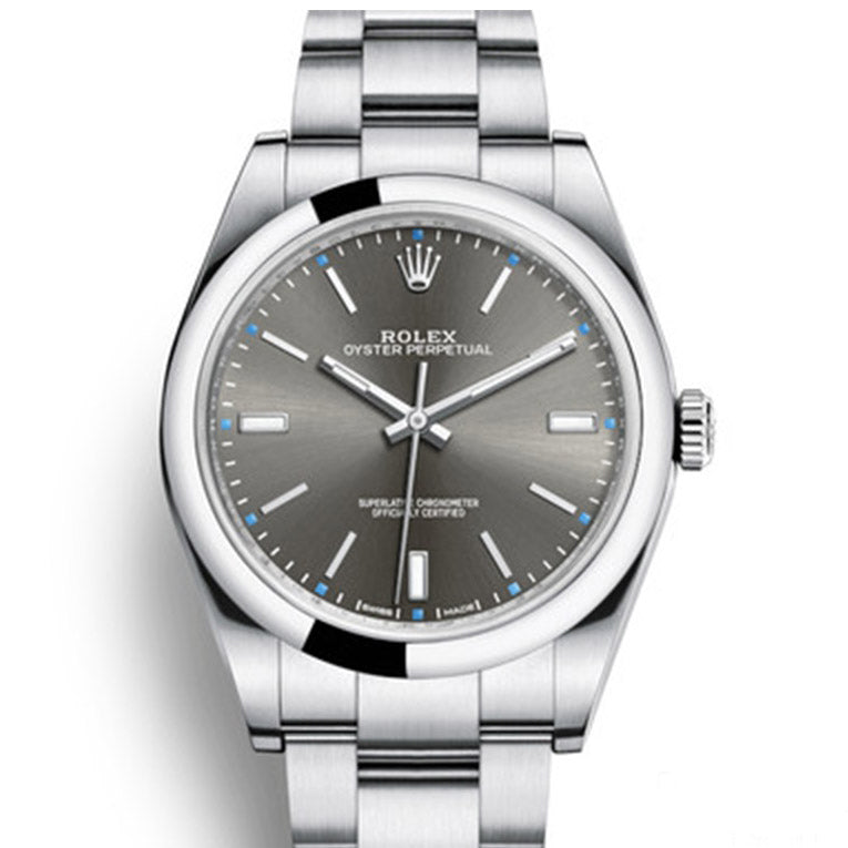 Luxury Automatic Watch for Men Oyster Perpetual 41MM Grey Dial