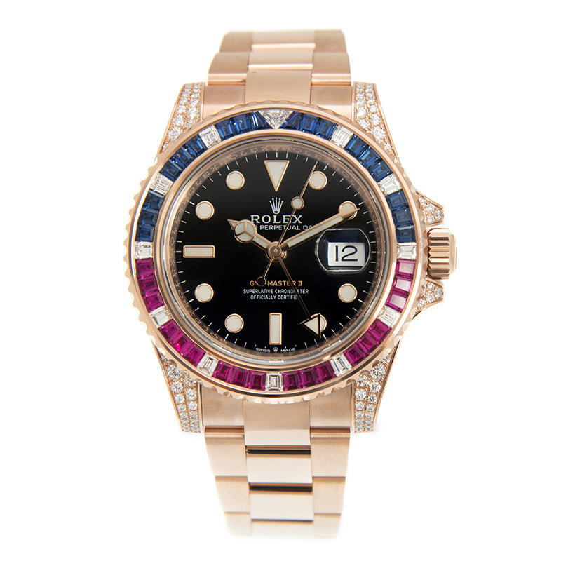 Automatic Mechanical Watch for GMT-MASTER II 126755SARU-0003 40MM Dial