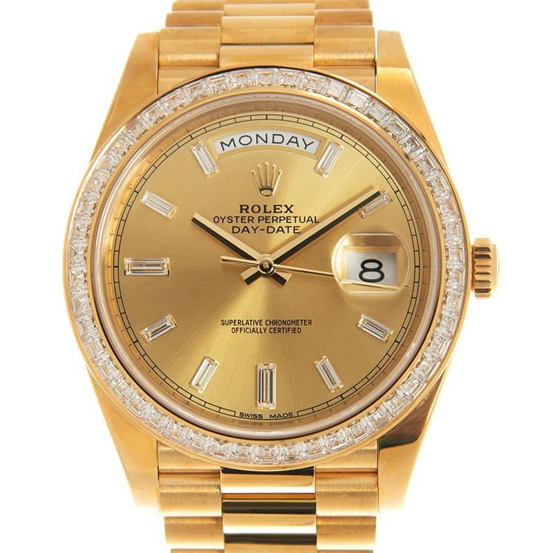 Automatic Mechanical Watch For DAY-DATE 228398TBR-0002 40MM Dial