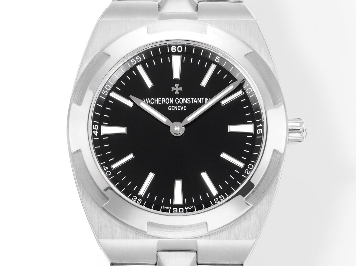 Automatic Watch for OVERSEAS 41MM Silver Black
