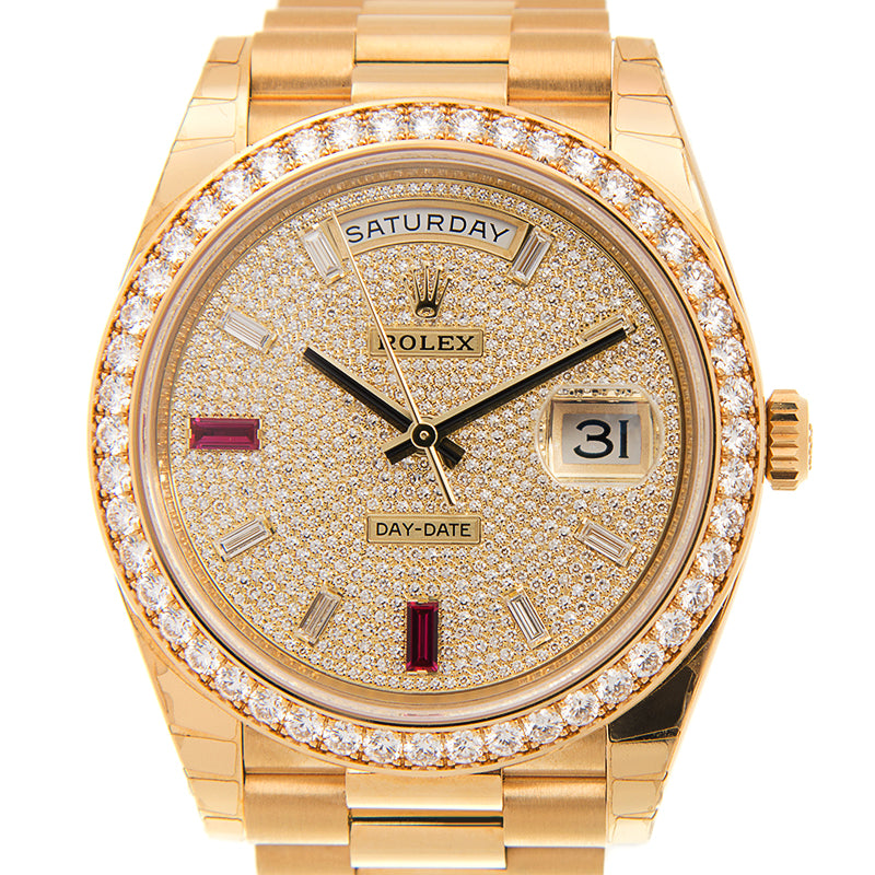 Automatic Mechanical Watch For DAY-DATE 228348RBR 40MM Dial