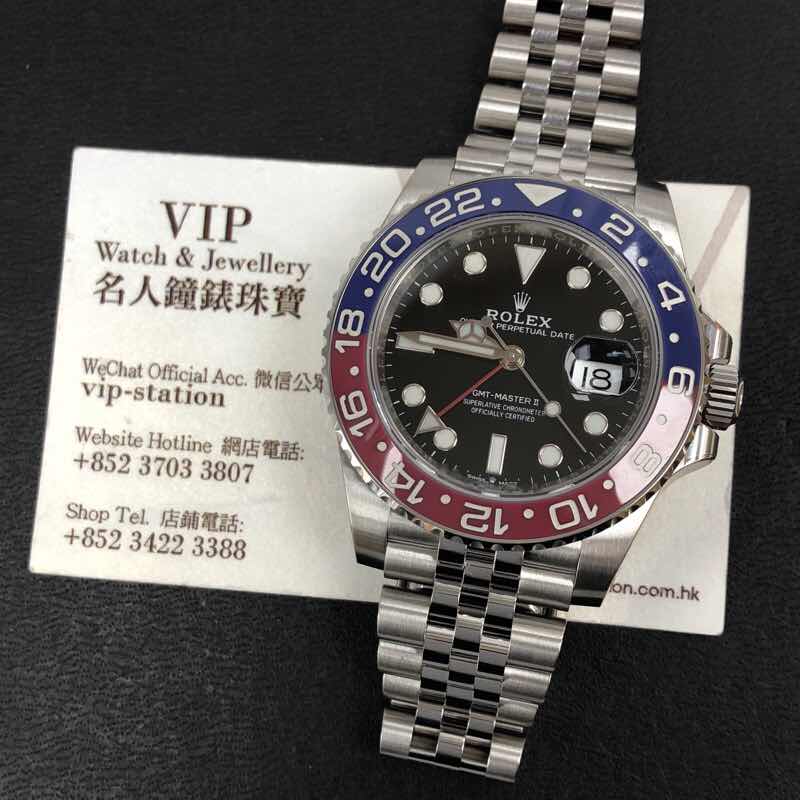 Automatic Mechanical Watch For GMT-MASTER II 126710BLRO-0001 40MM Dial
