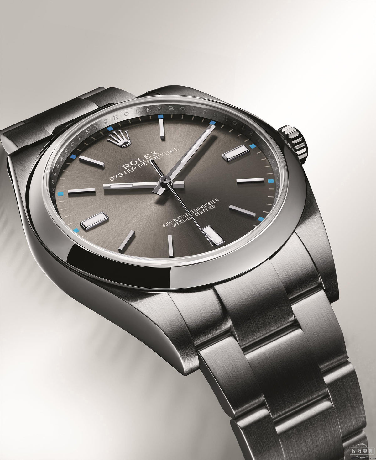 Luxury Automatic Watch for Men Oyster Perpetual 41MM Grey Dial