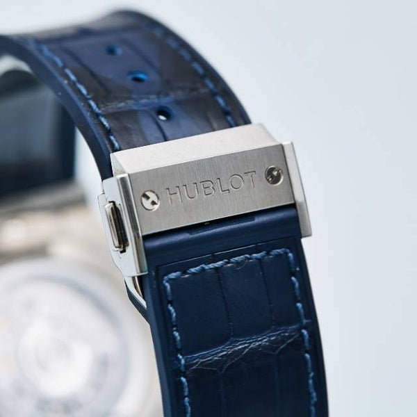 Replica Automatic Watch for Classic Fusion Leather Strap 42MM Blue Dial