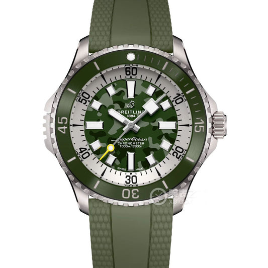 Automatic Watch for SUPEROCEAN E10379D31L1S1 Rubber Strap 46MM