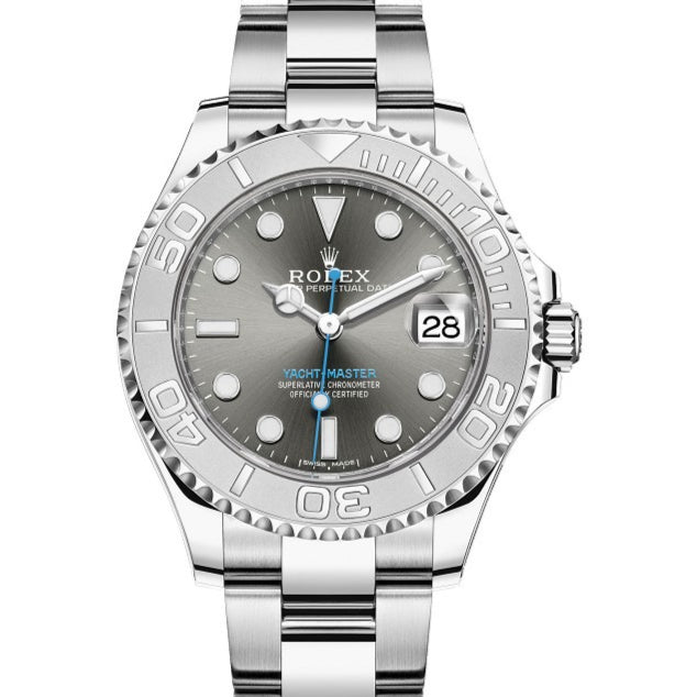 Replica Automatic Watch for Men Yacht Master 116622-0002 Grey Plate 40mm Dial