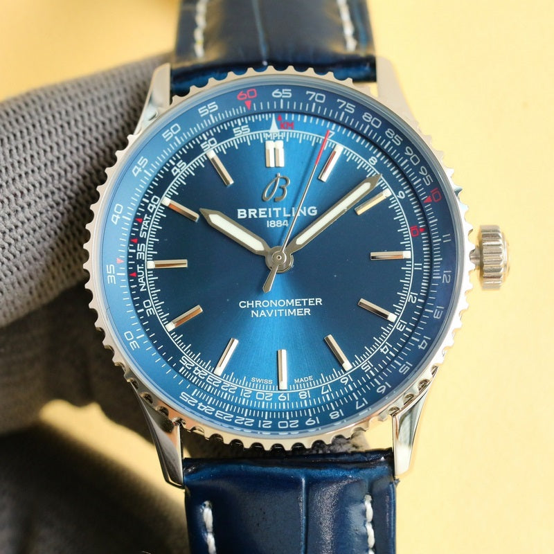 Automatic Watch for Aviation Timing  A17326161C1P3 Leather Strap 41MM Dial