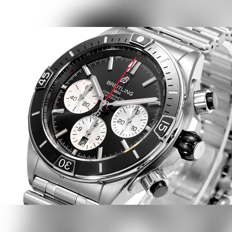 Automatic Watch for CHRONOMAT AB0136251B1A1 Steel Strap 42MM
