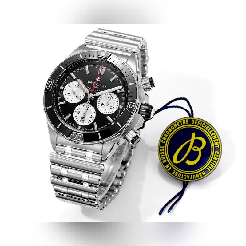 Automatic Watch for CHRONOMAT AB0136251B1A1 Steel Strap 42MM