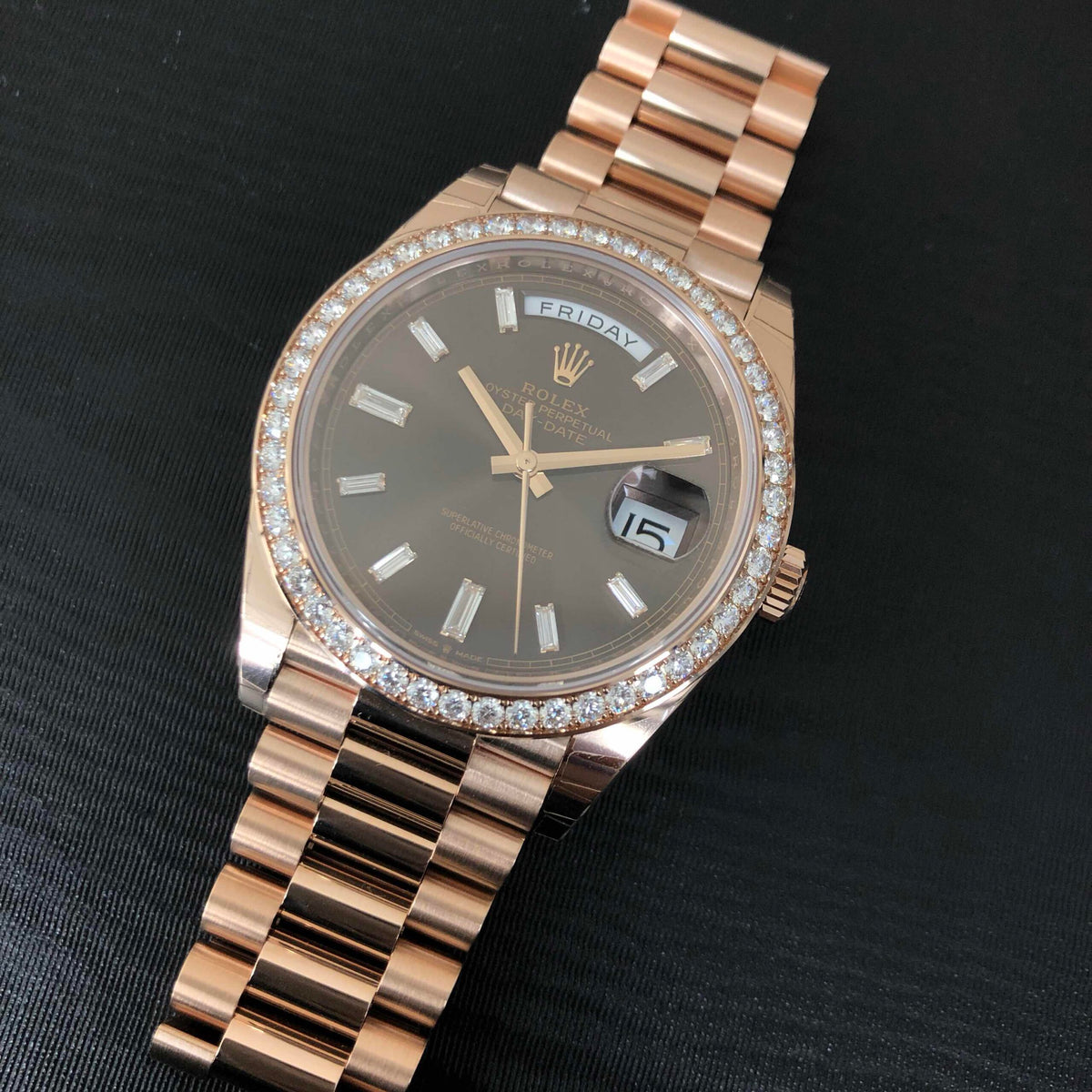 Automatic Mechanical Watch For DAY-DATE 228345RBR-0006 40MM Dial